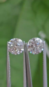 IGI 1.29CT + 1.30CT ROUND PAIR E VS1