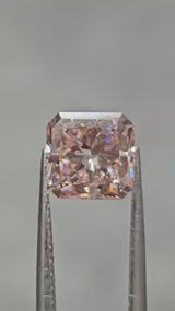 IGI 2.27CT SQUARE RADIANT FANCY PINK VVS2