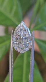 IGI 4.21CT PEAR STEP CUT D VS1