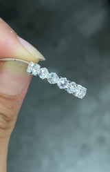 2.2 CT NATURAL ROSE CUT DIAMOND ETERNITY BAND