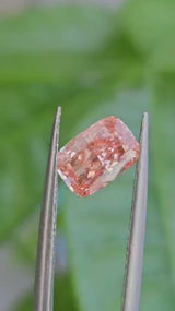 IGI 1.22CT CUSHION FANCY VIVID PINK VS1