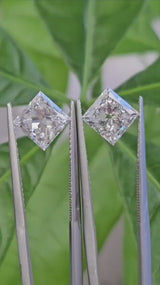 IGI 2CT + 2.03CT PRINCESS E VS1 + F VS1