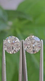 IGI 1.90CT + 1.90CT ROUND PAIR E VS1