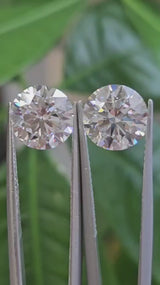 IGI 2.52CT + 2.54CT ROUND PAIR E VVS2