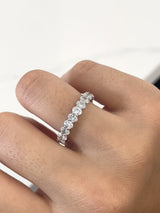 Lab 3ct Oval Eternity Band