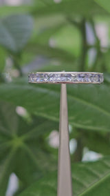 Light Blue Sapphire Ombre White Gold Ring