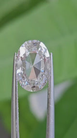 IGI 3.01CT OVAL ROSE CUT E VS1