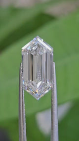 IGI 5.19CT HEXAGONAL STEP CUT E VVS2