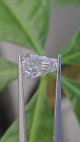 IGI 1.10CT COFFIN CUT D VVS2