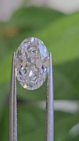 IGI 2.53CT ANTIQUE OVAL E VVS2