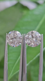 IGI 2.05CT + 2.05CT E VVS2 + F VVS2 ROUND PAIR