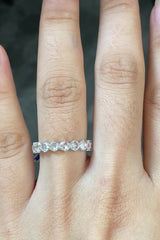 2.2 CT NATURAL ROSE CUT DIAMOND ETERNITY BAND