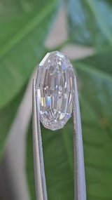 IGI 5.09CT OVAL STEP CUT F VS1