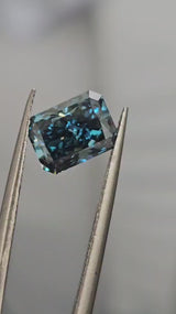 IGI 1.50CT RADIANT FANCY VIVID BLUE VS2