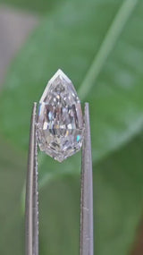 IGI 1.53CT PEAR STEP CUT F VVS2