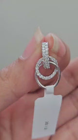 0.22ct White Gold Lab Diamond Pendant