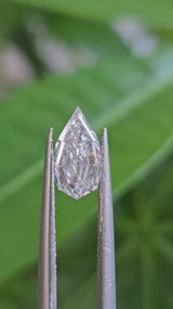 IGI 1.04CT PEAR STEP CUT E VVS2