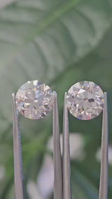 IGI 2.52CT OLD EUROPEAN CUT PAIR E VS1