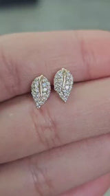 0.08ct Yellow Gold Lab Diamond Earring