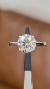 2.73CT ROUND CUT LAB ENGAGEMENT RING