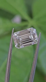 IGI 3.10CT EMERALD CUT E VVS2