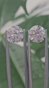 IGI 2.27CT ROUND PAIR E VS1