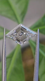 IGI 1.98CT LOZENGE STEP CUT F VVS2