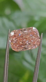 IGI 5.03CT CUSHION FANCY VIVID PINK VS1