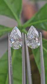 IGI 1.53CT + 1.53CT PEAR D VS1