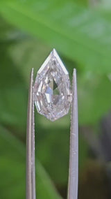IGI 2.87CT PEAR STEP CUT E VVS2