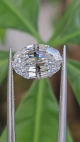 IGI 3.19CT OVAL STEP CUT D VS1