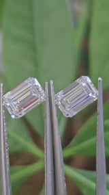 IGI 1.04CT + 1.04CT EMERALD D VS1