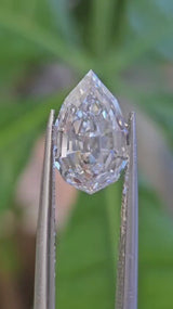 IGI 2.19CT PEAR STEP CUT F VS1