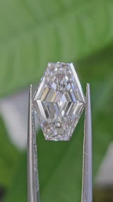 IGI 5.11CT LOZENGE STEP CUT F VS1