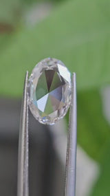 IGI 2.11CT OVAL ROSE CUT F VS1