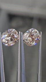 IGI 2.10CT + 2.01CT OMC PAIR M VVS2 + LIGHT BROWN VVS2