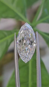 IGI 5.17CT MARQUISE STEP CUT D VVS2