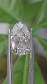 IGI 3.09CT ANTIQUE PEAR E VS1