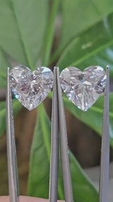 IGI 3.07CT + 3.07CT HEART D VS1