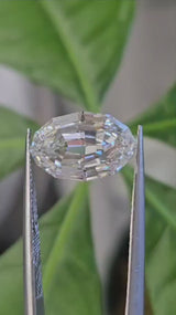 IGI 3.07CT OVAL STEP CUT F VVS2