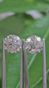 IGI 2CT + 2.05CT ROUND E VVS2 + E VVS1 PAIR