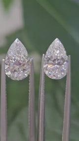 IGI 1.52CT PEAR PAIR DVVS2 + D VS1