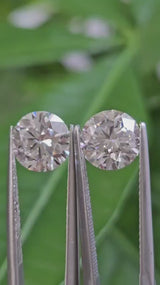 IGI 2.01CT + 2.05CT ROUND E VS1 PAIR
