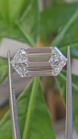 IGI 5.19CT HEXAGONAL STEP CUT E VVS2