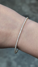 Flexible yellow Tennis Bracelet