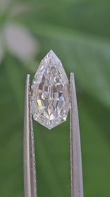 IGI 1.41CT PEAR STEP CUT E VS1