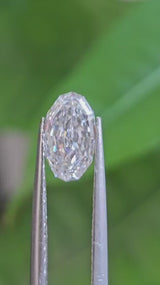 IGI 1.06CT OVAL STEP CUT E VS2