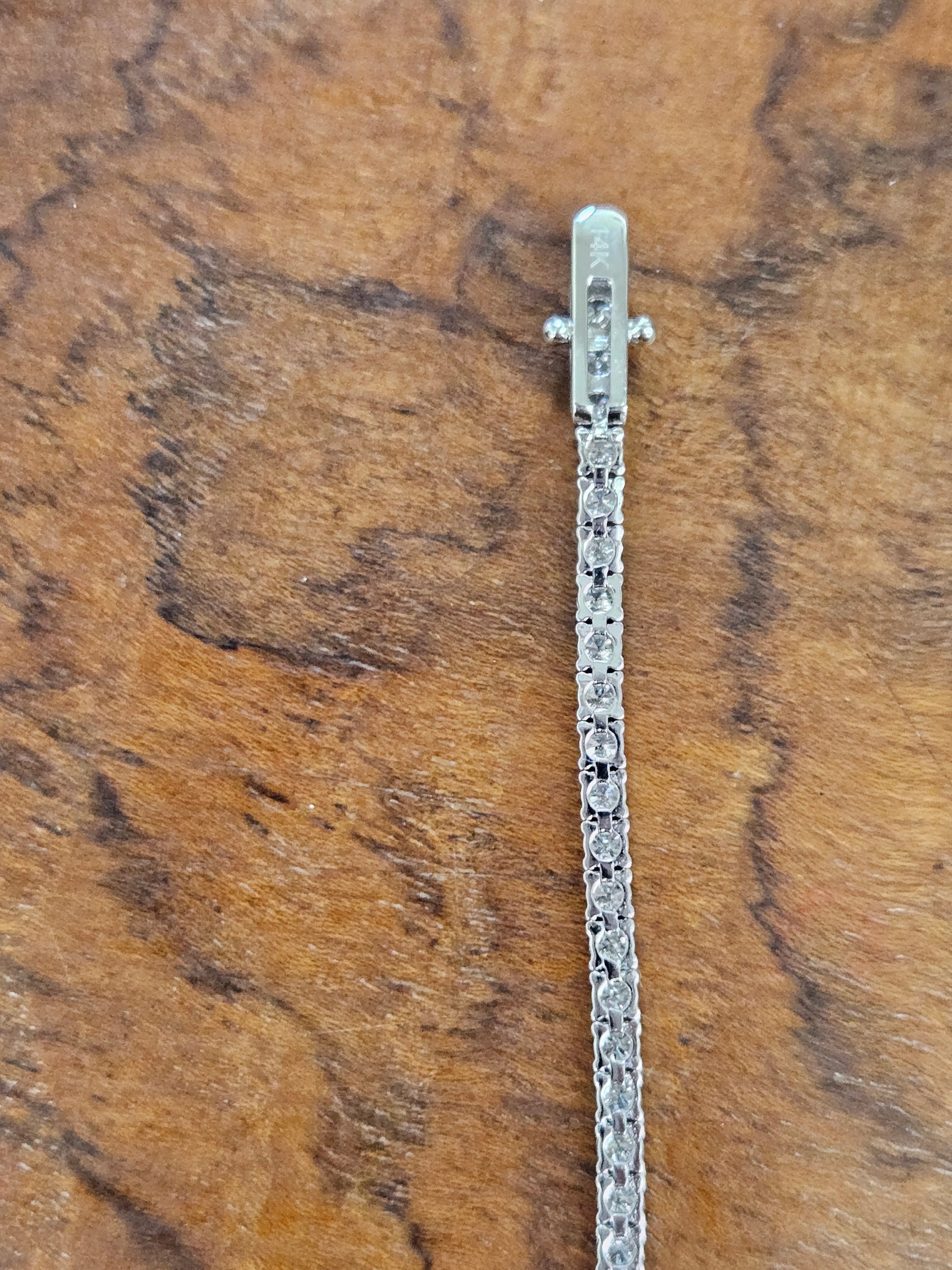 2.94 CT Lab 7 Inches Tennis Bracelet