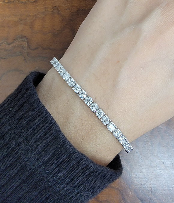 6.22 CT Lab 7 inches Tennis Bracelet