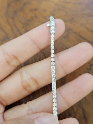 2.97 ct lab 7 inches Tennis Bracelet